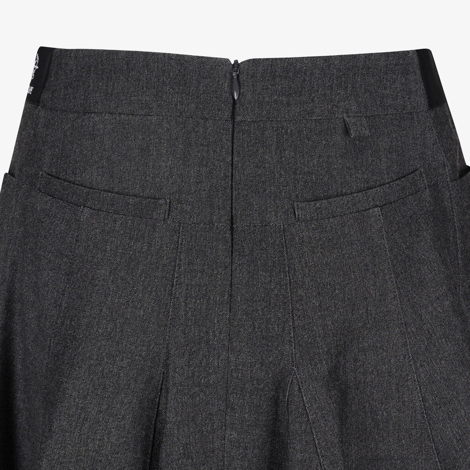 Southcape Women\'s Denim-Like Belted Skirt_BK