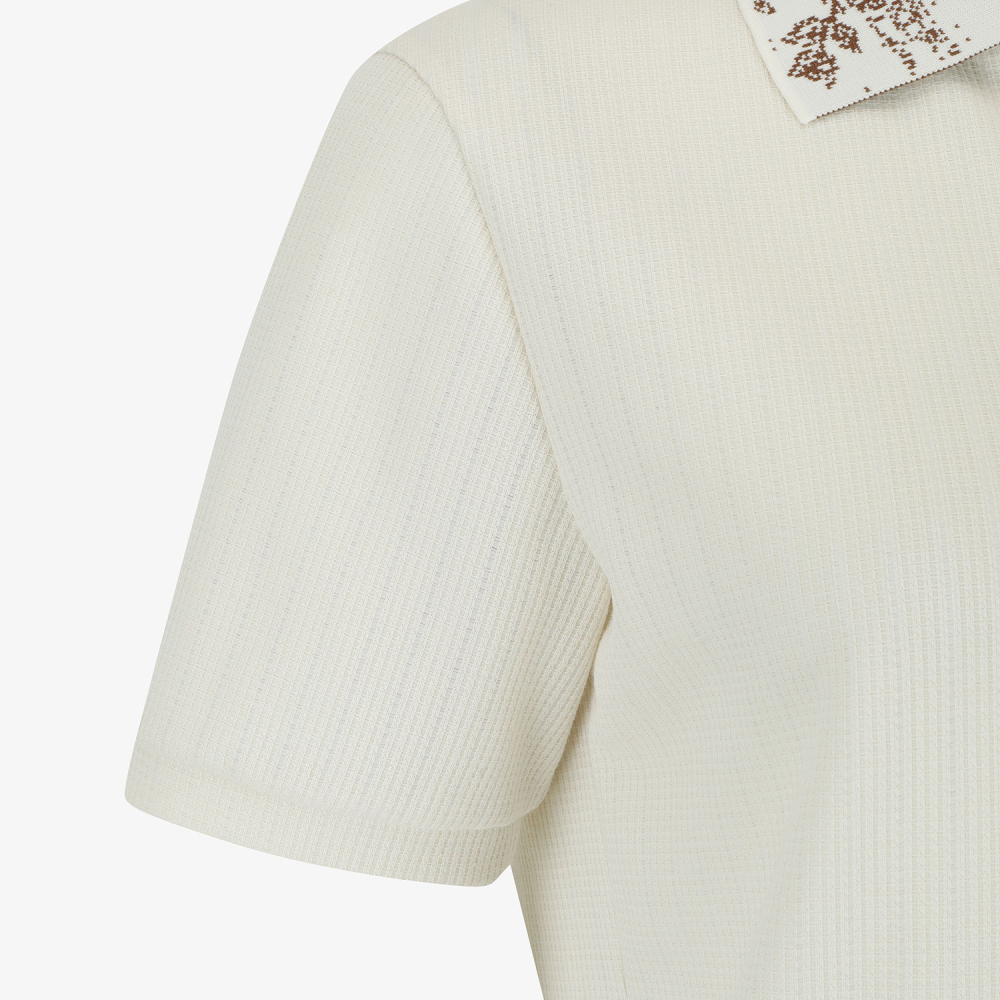 Southcape Women\'s Jacquard Knit Collar T-Shirt_CR