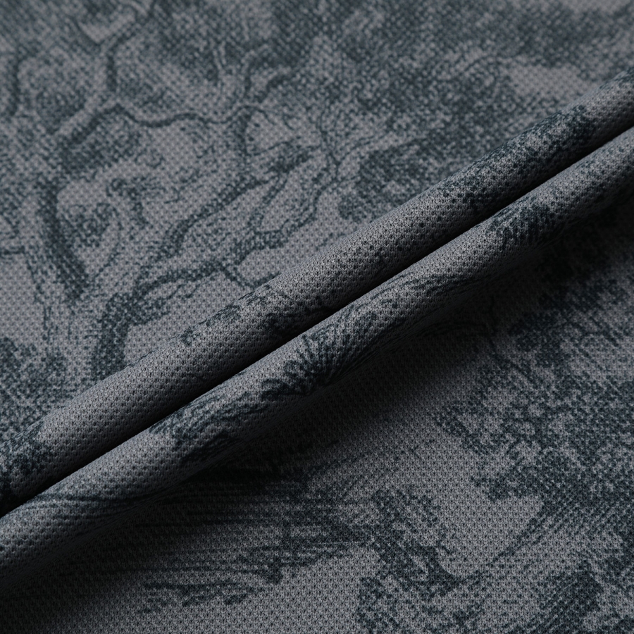 Printed Short-Sleeve Polo Shirt_GY