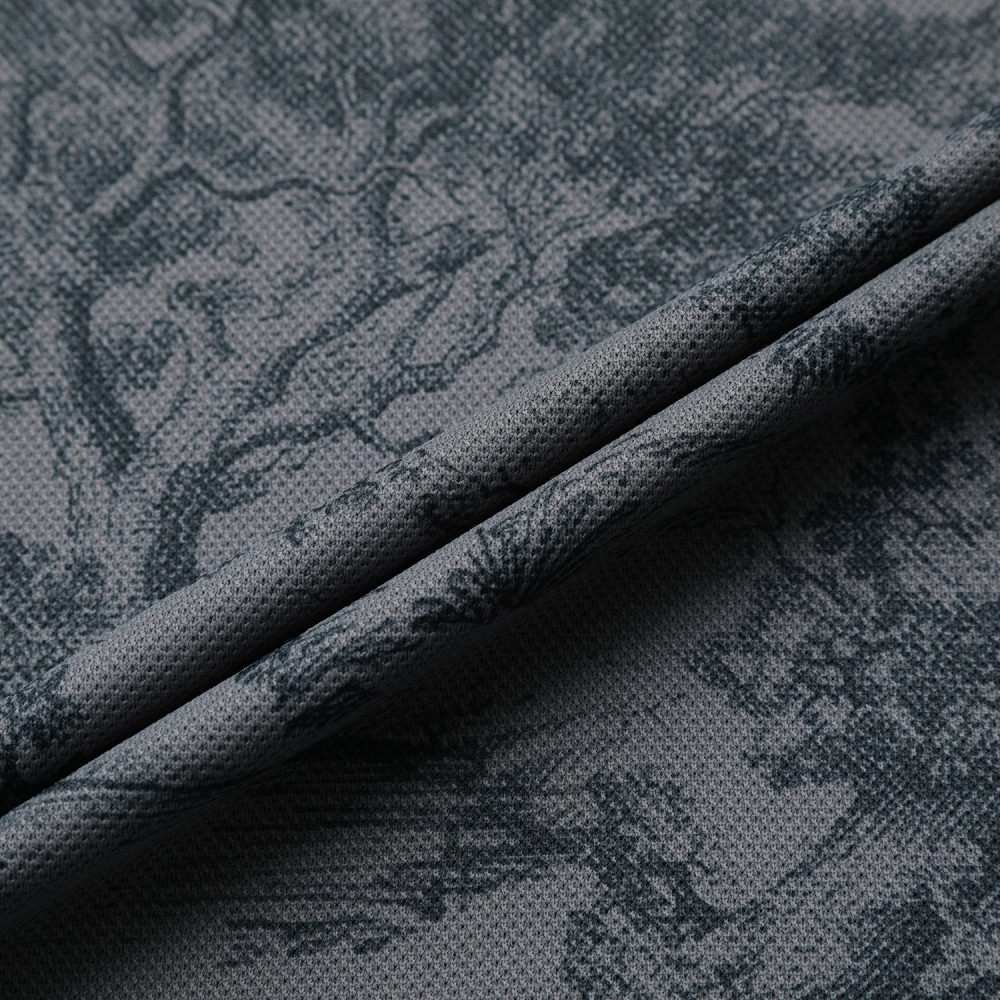 Printed Short-Sleeve Polo Shirt_GY