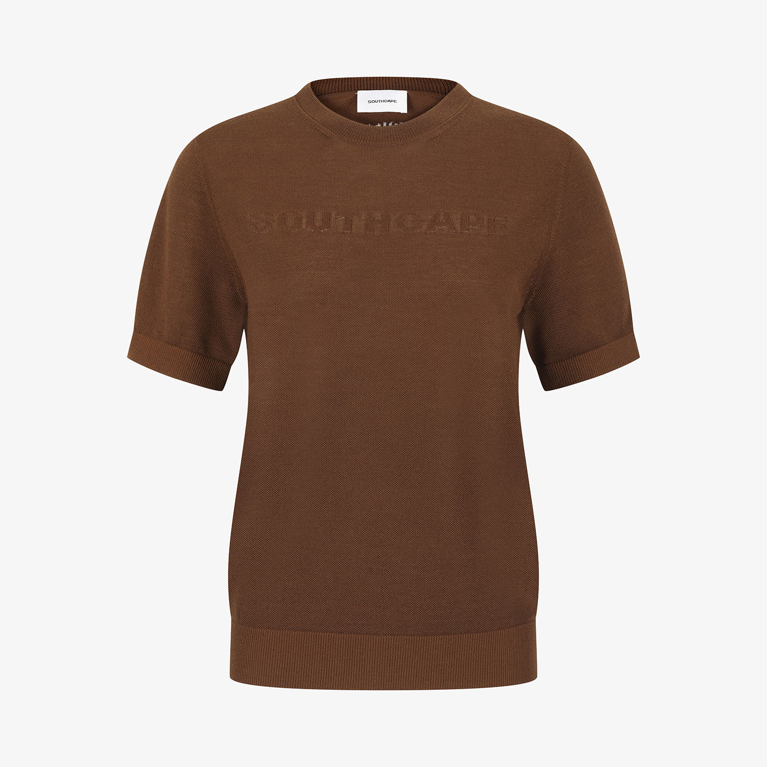 Southcape Women's Logo Round Neck Short Sleeve Knit_BR