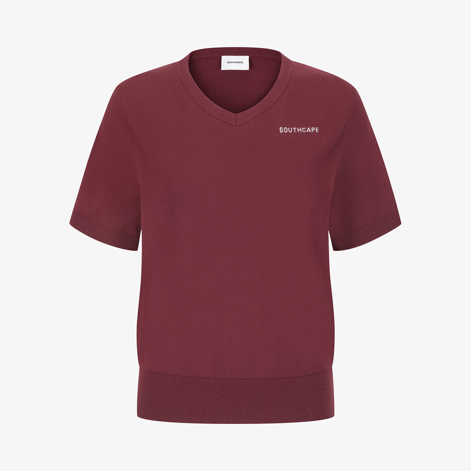 Southcape Women's V-Neck Short Sleeve Knit_WN