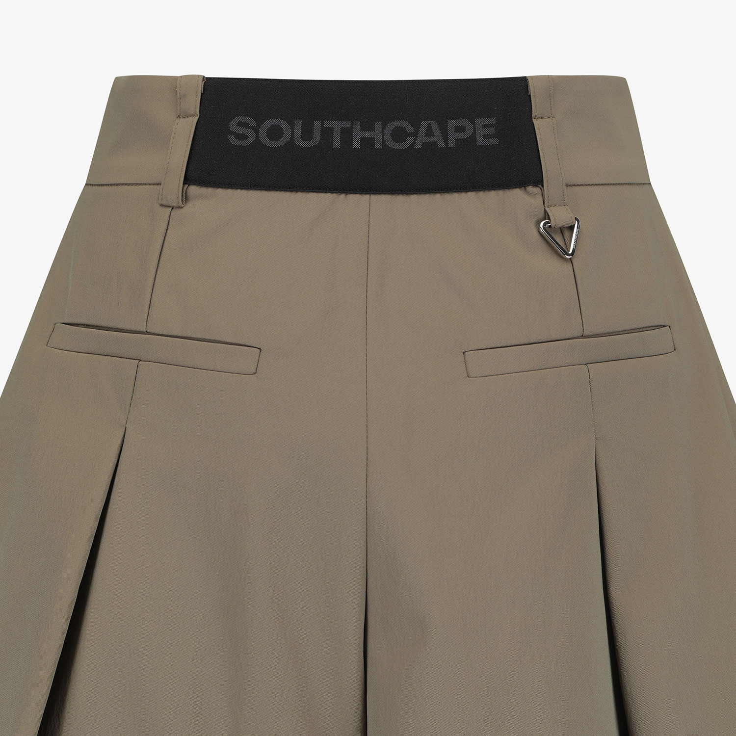 Southcape Women\'s A-Line Pin-Tuck Short Pants_KH
