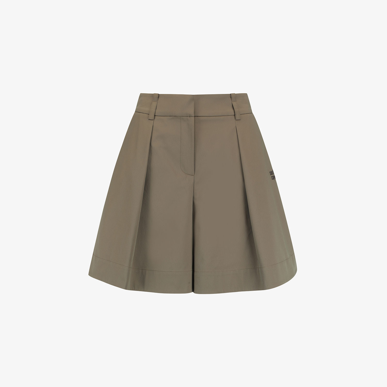 Southcape Women's A-Line Pin-Tuck Short Pants_KH