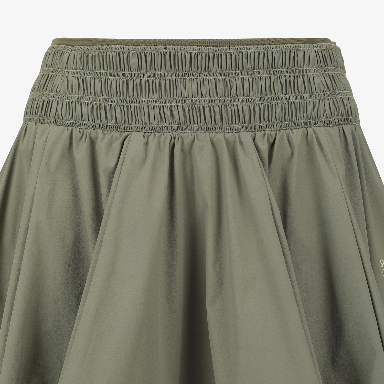 Southcape Women\'s Smocking Flare Skirt_KH