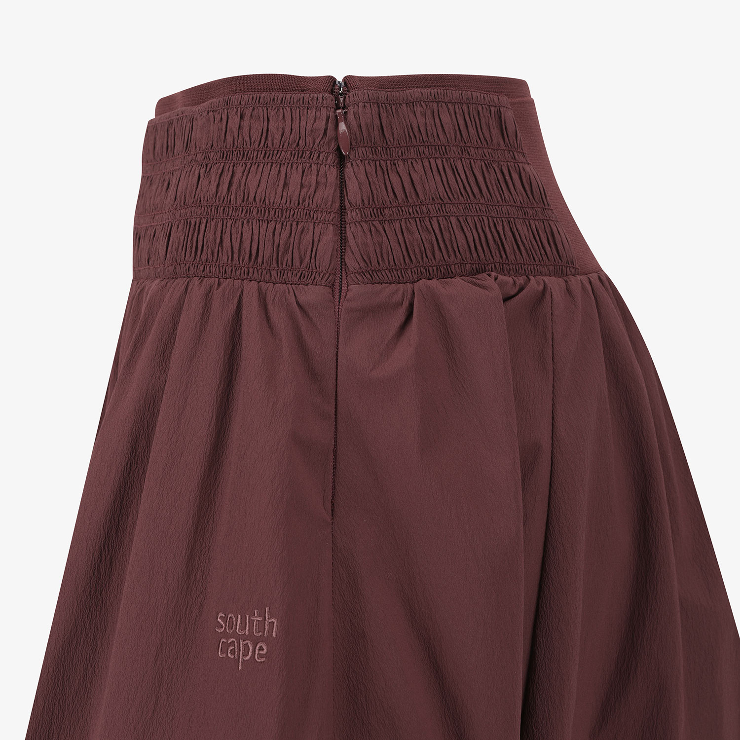 Southcape Women\'s Smocking Flare Skirt_WN