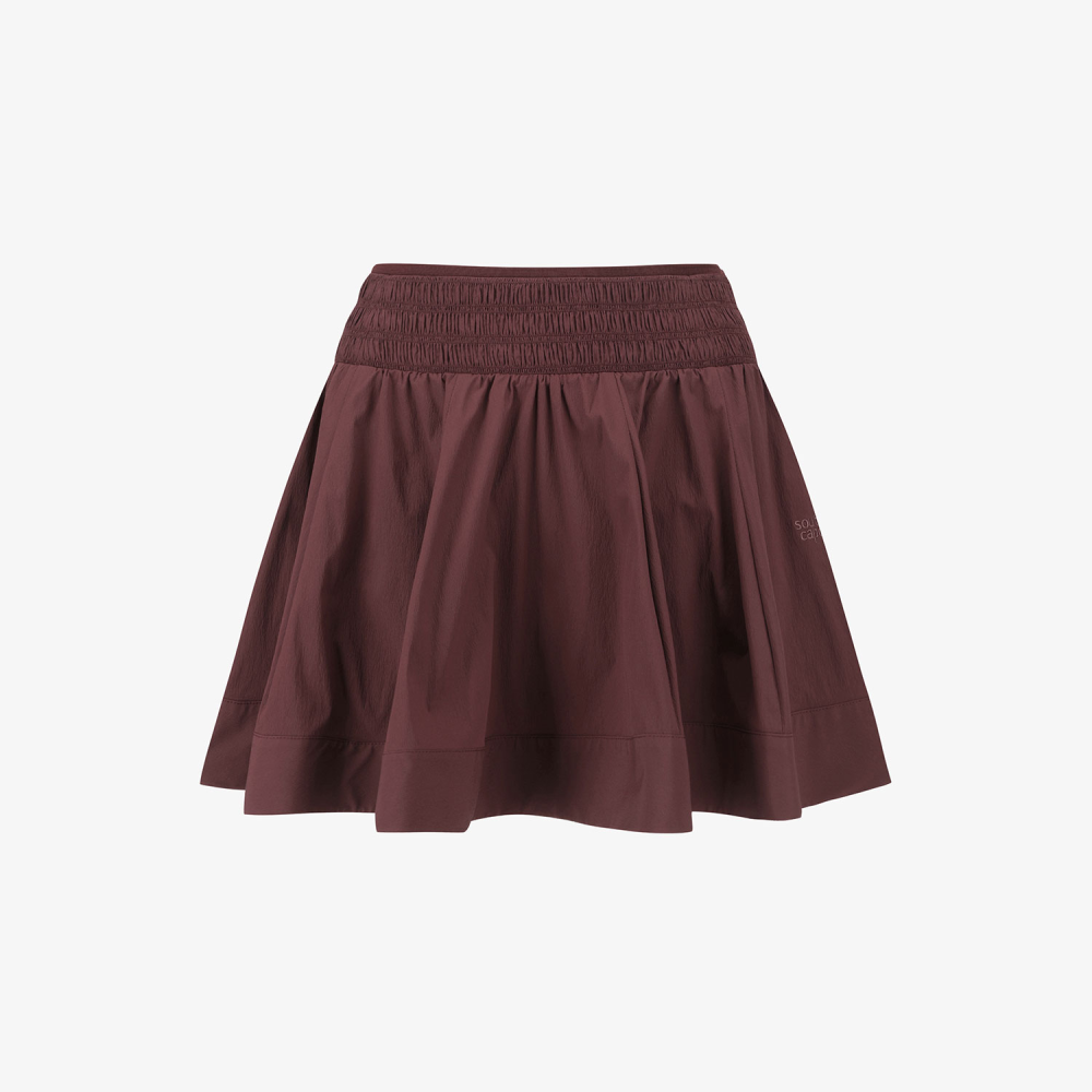 Southcape Women\'s Smocking Flare Skirt_WN