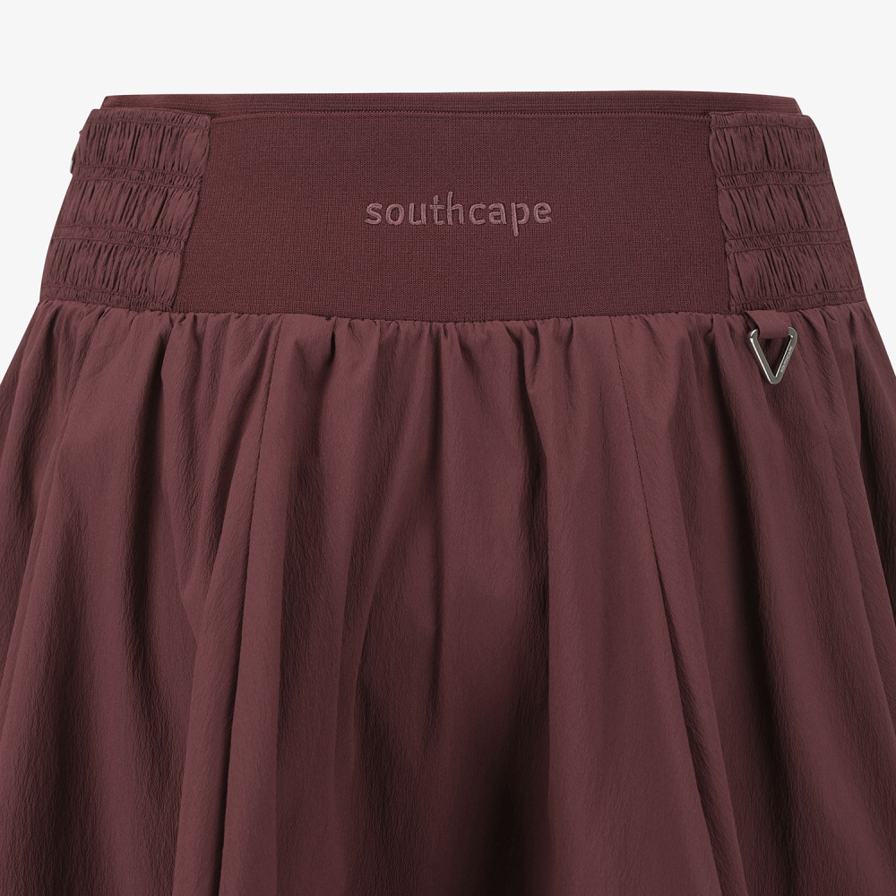Southcape Women\'s Smocking Flare Skirt_WN