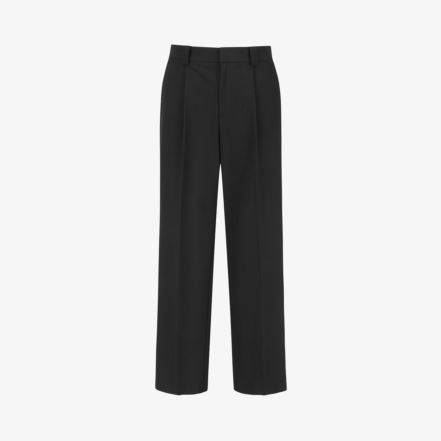 Southcape Men\'s Pin-Tuck Wide-Fit Pants_BK