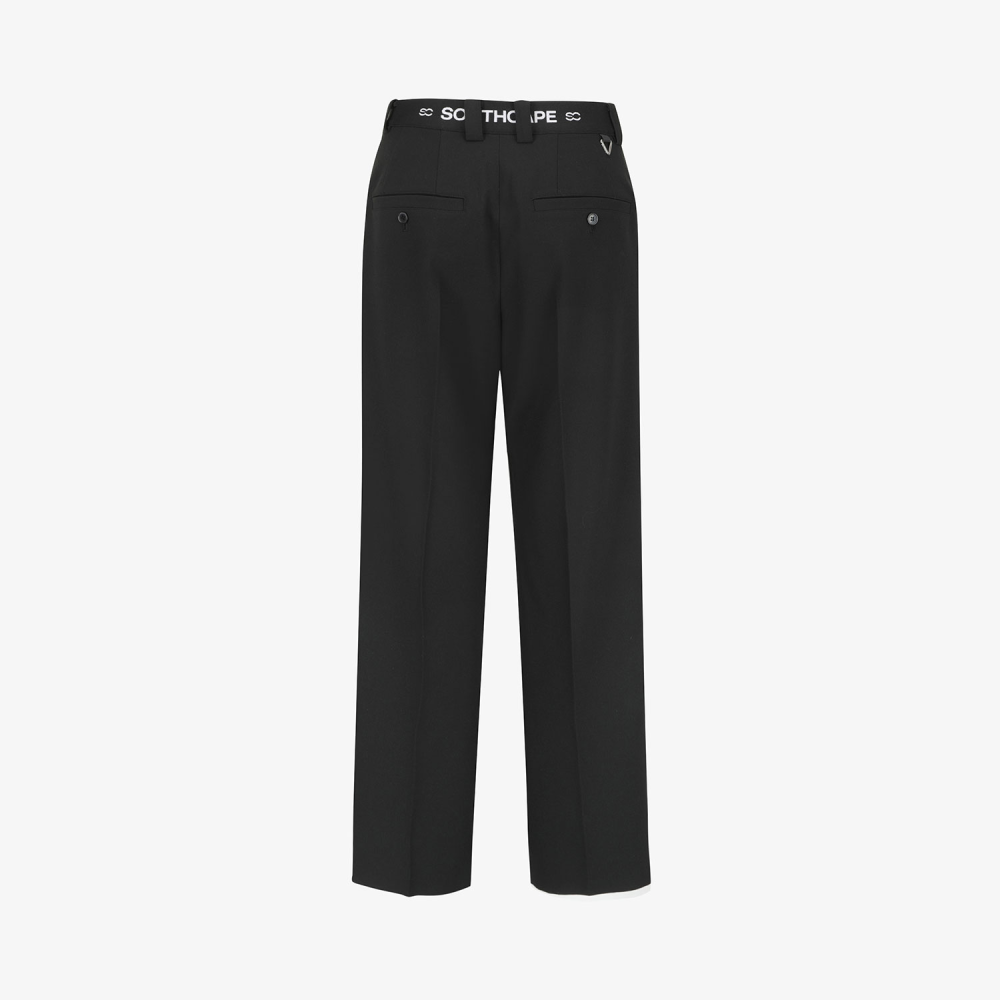 Southcape Men\'s Pin-Tuck Wide-Fit Pants_BK