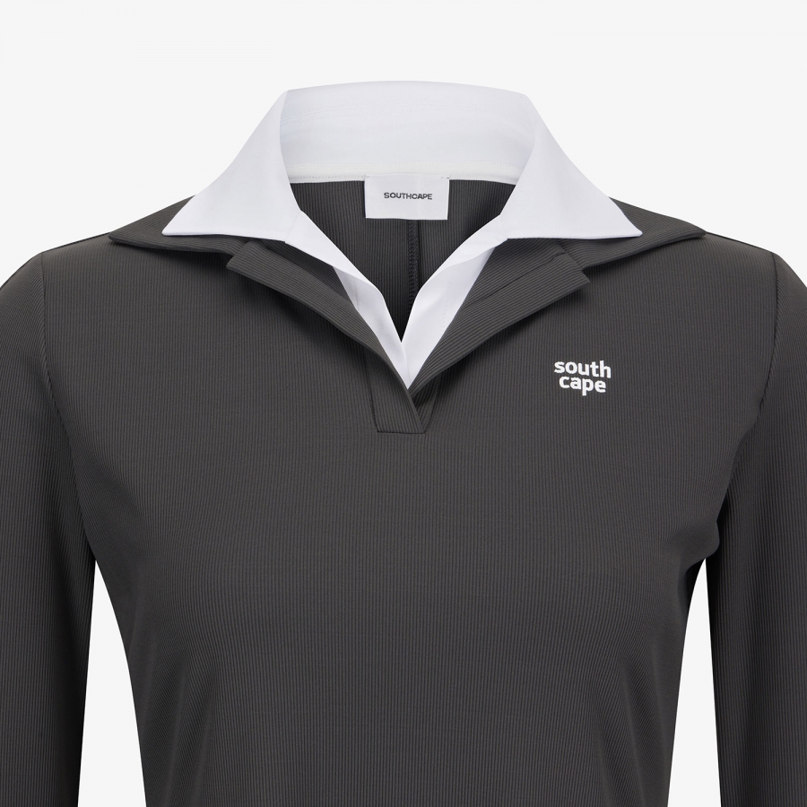 Cool-Touch Layered Collar T-Shirt_DG