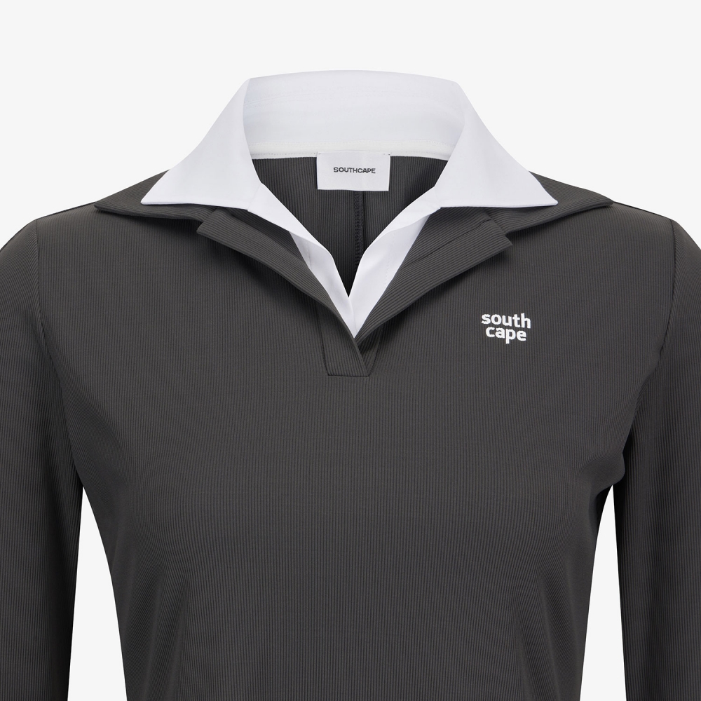 Cool-Touch Layered Collar T-Shirt_DG