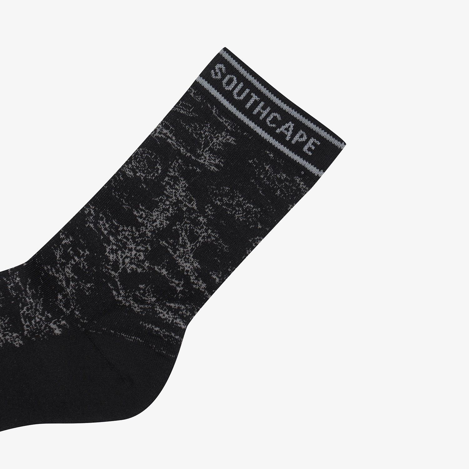 Southcape Women\'s Namhae Forest Jacquard Socks_BK