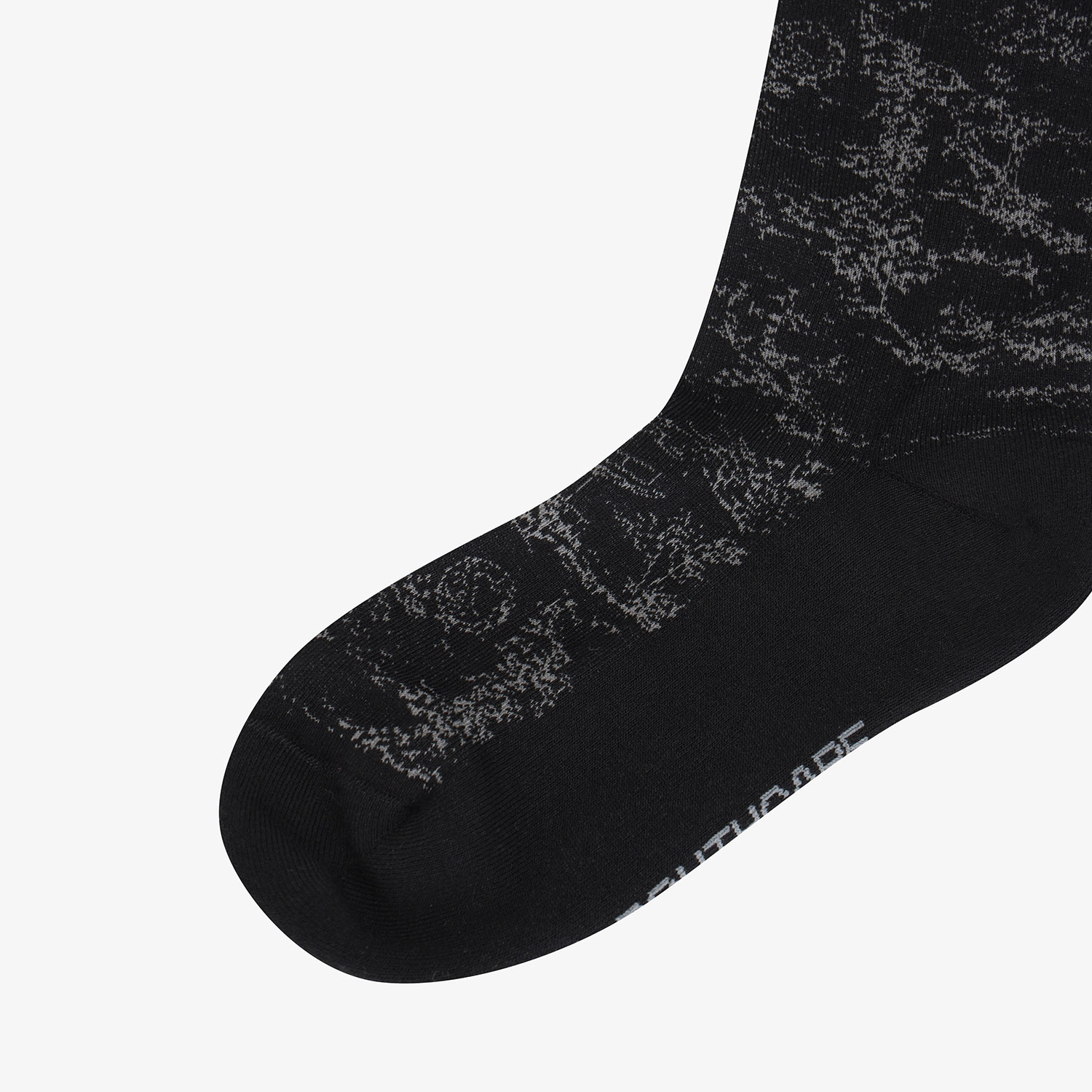 Southcape Women\'s Namhae Forest Jacquard Socks_BK