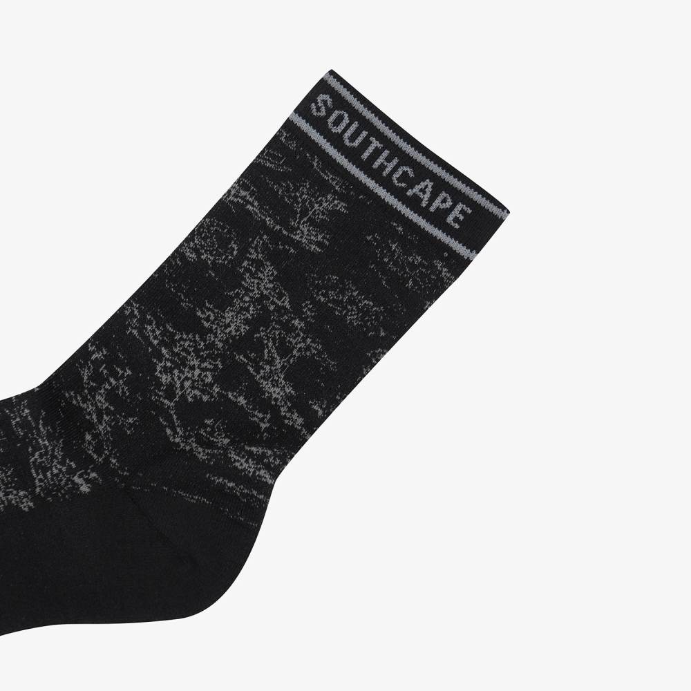 Southcape Women\'s Namhae Forest Jacquard Socks_BK