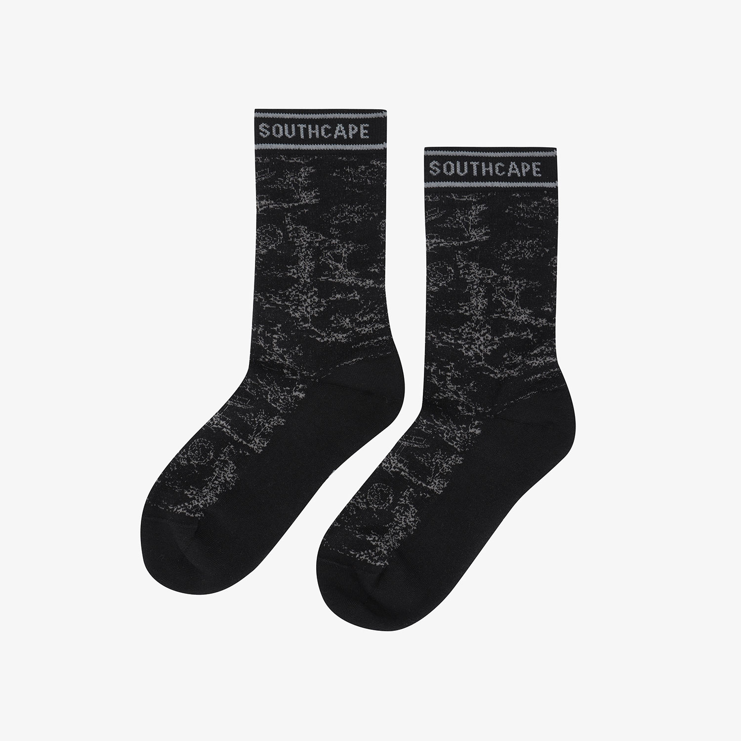 Southcape Women's Namhae Forest Jacquard Socks_BK