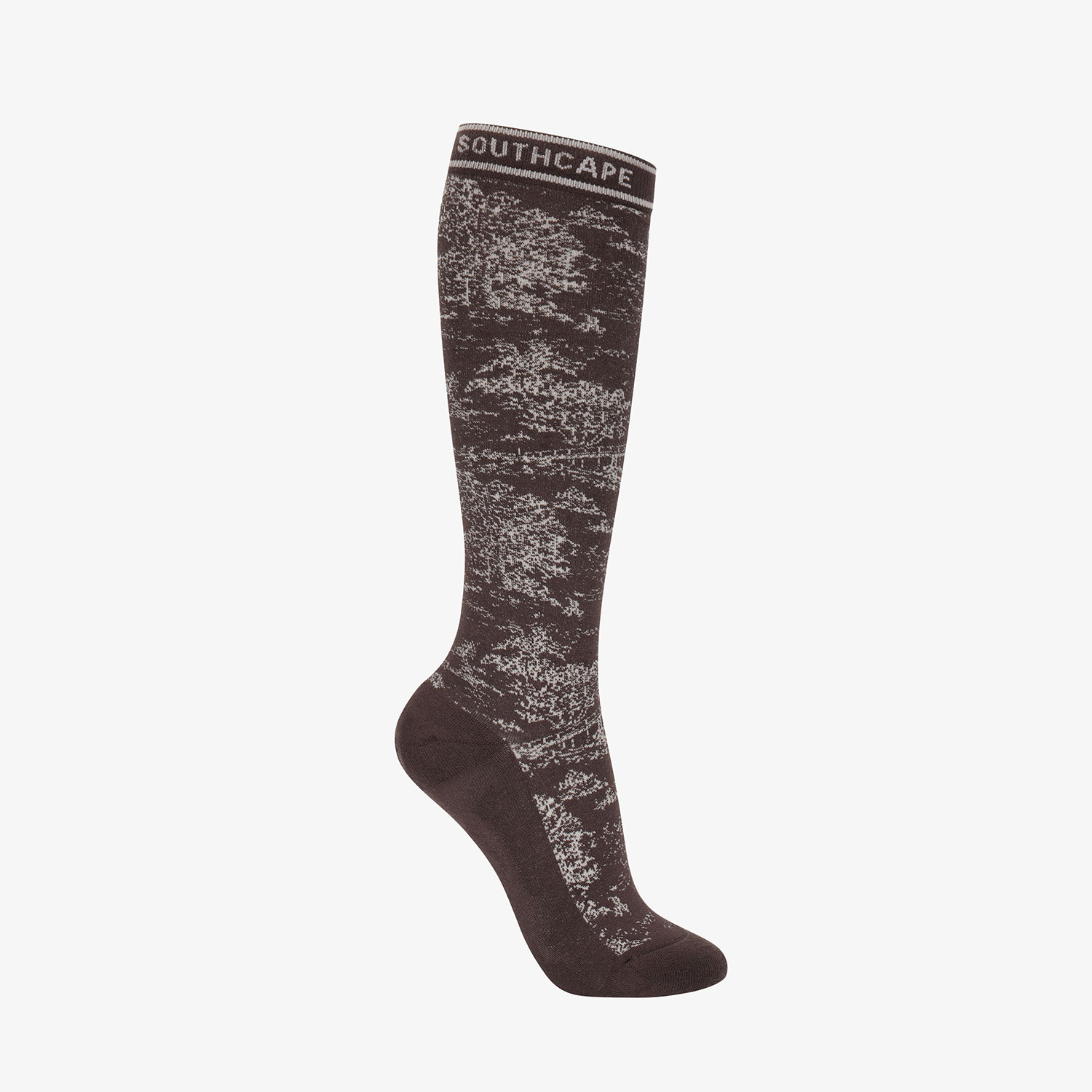 Southcape Women\'s Namhae Forest Jacquard Knee Socks_DW
