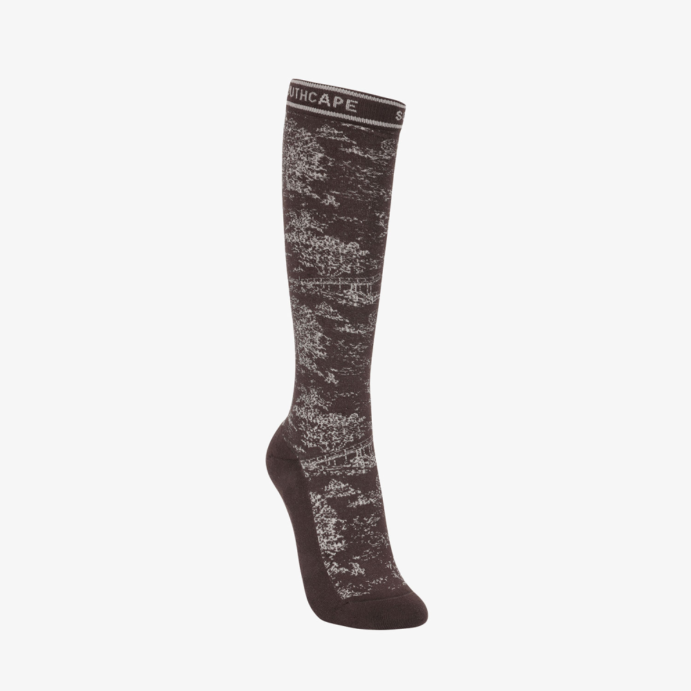 Southcape Women\'s Namhae Forest Jacquard Knee Socks_DW