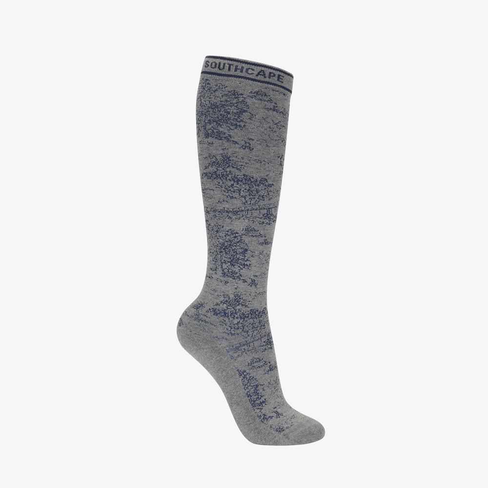 Southcape Women\'s Namhae Forest Jacquard Knee Socks_GY