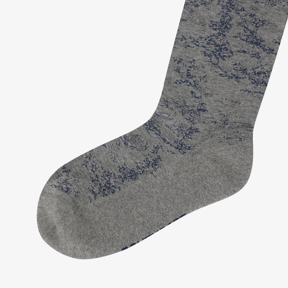 Southcape Women\'s Namhae Forest Jacquard Knee Socks_GY