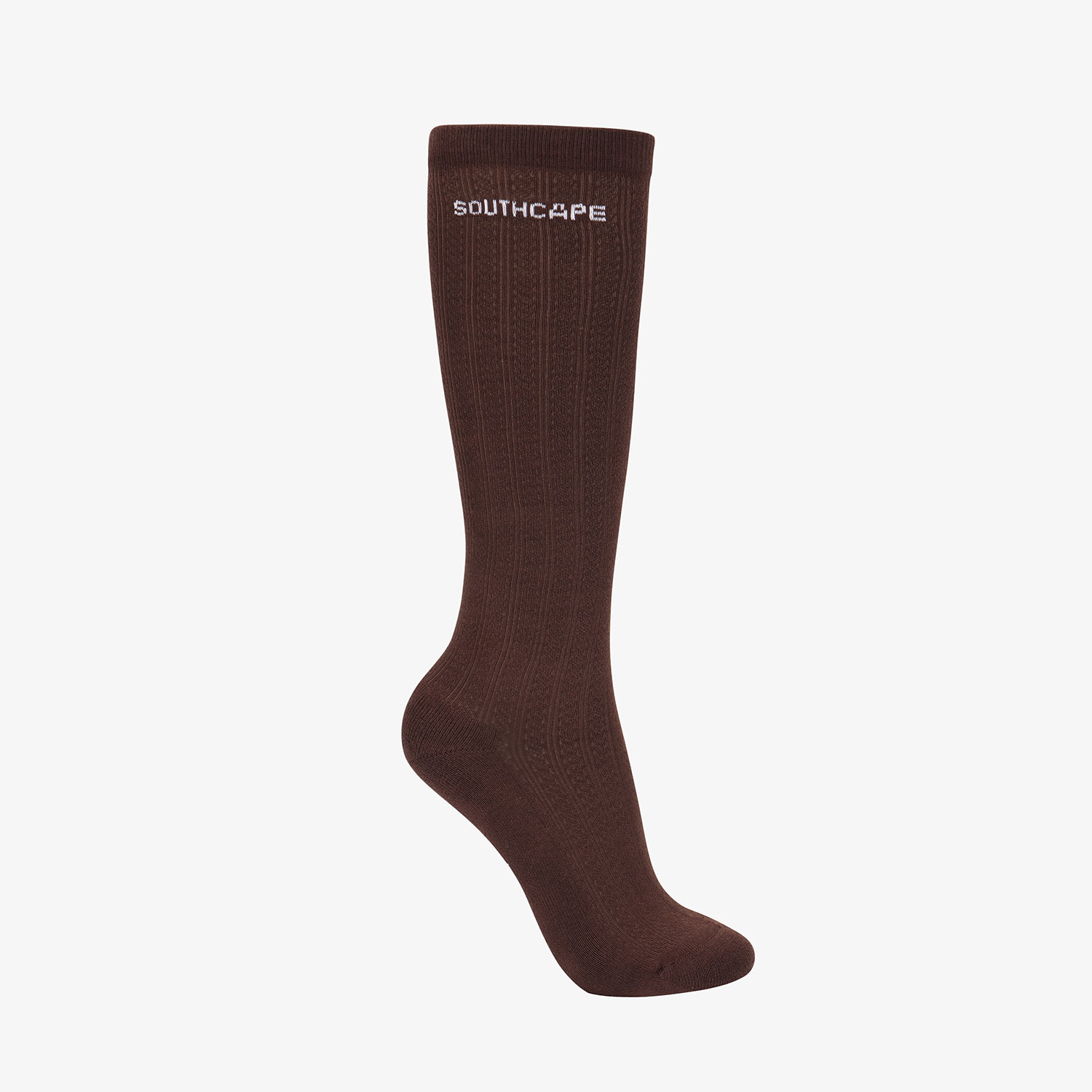 Southcape Women\'s Logo Cable Knit Knee Socks_BR