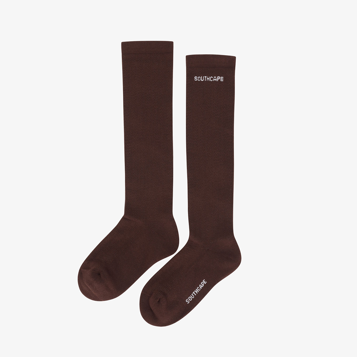 Southcape Women's Logo Cable Knit Knee Socks_BR