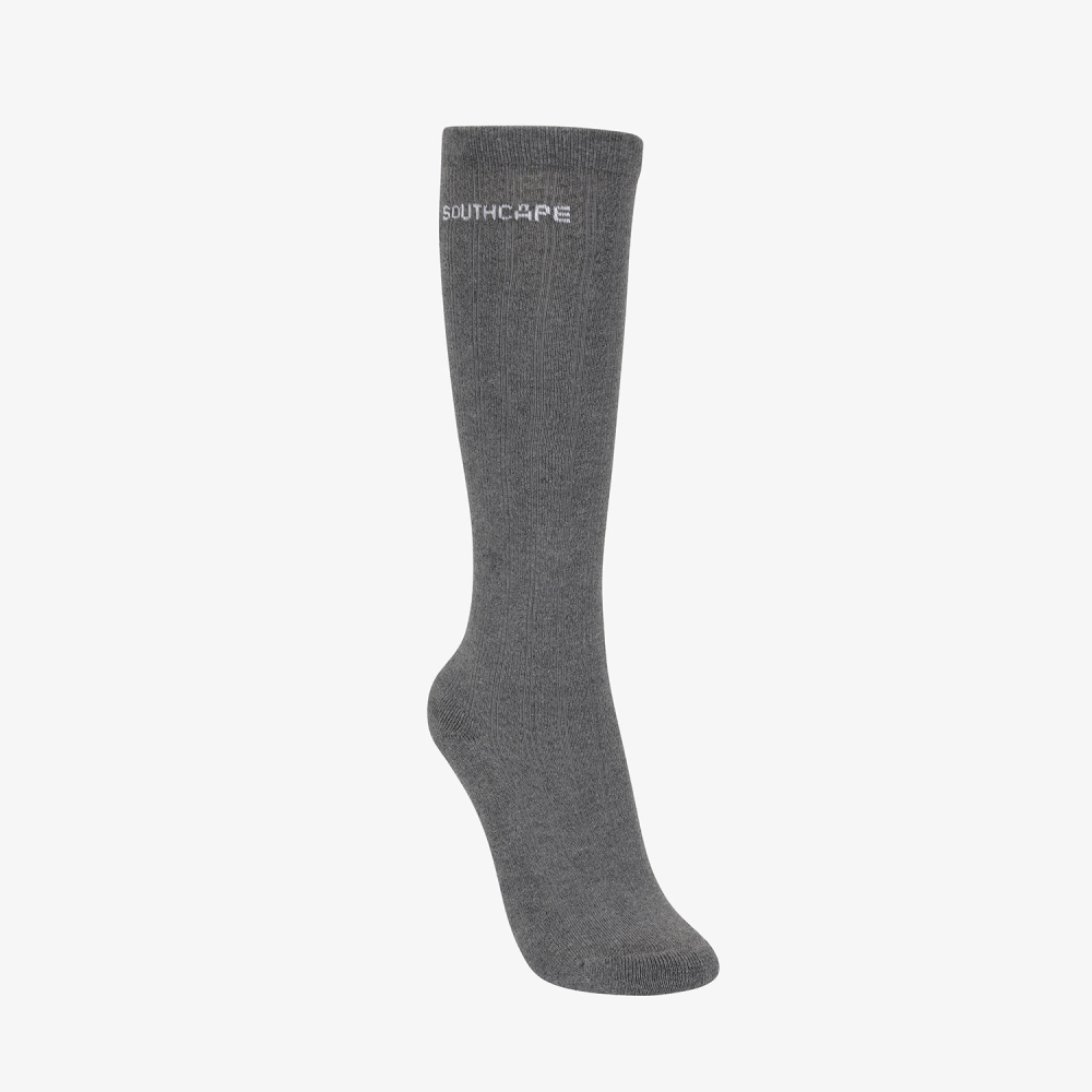 Southcape Women\'s Logo Cable Knit Knee Socks_GY