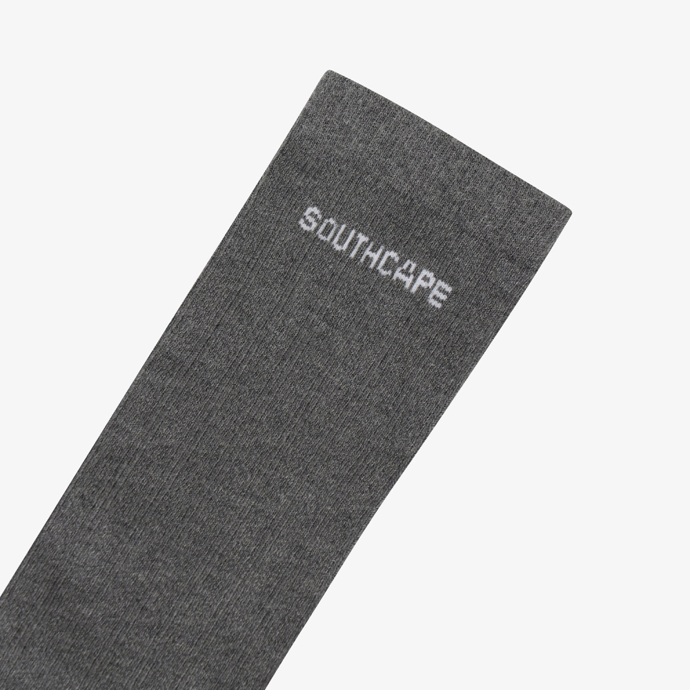 Southcape Women\'s Logo Cable Knit Knee Socks_GY