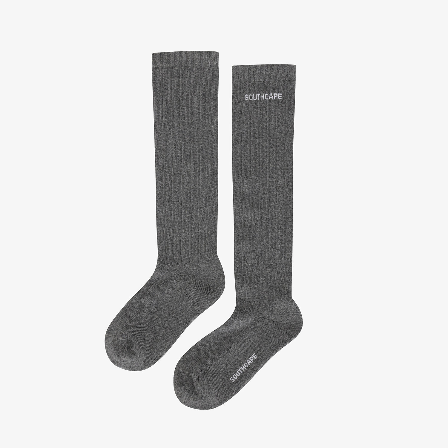 Southcape Women's Logo Cable Knit Knee Socks_GY