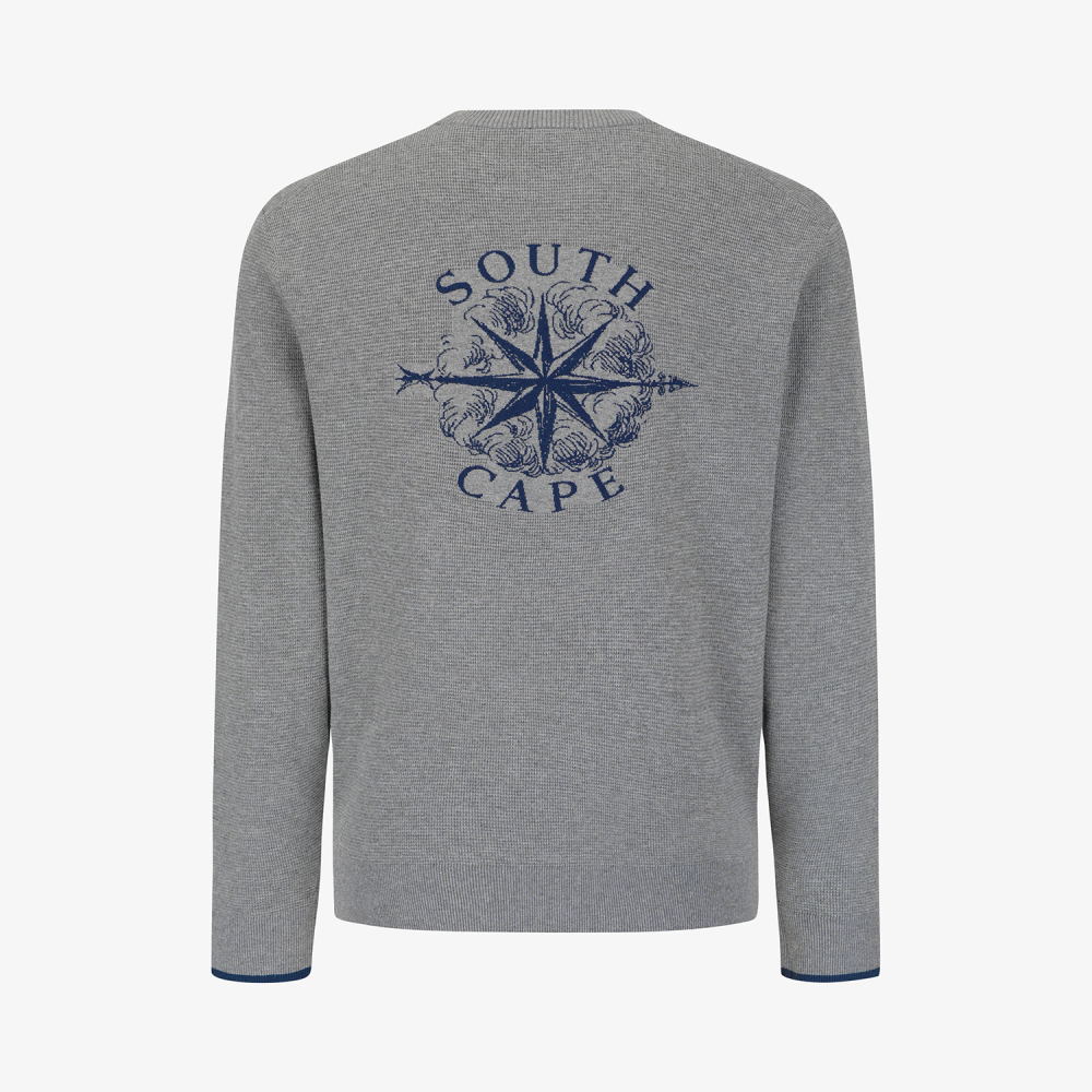 Southcape Men\'s Southcross Round Neck Long Sleeve Knit_MG