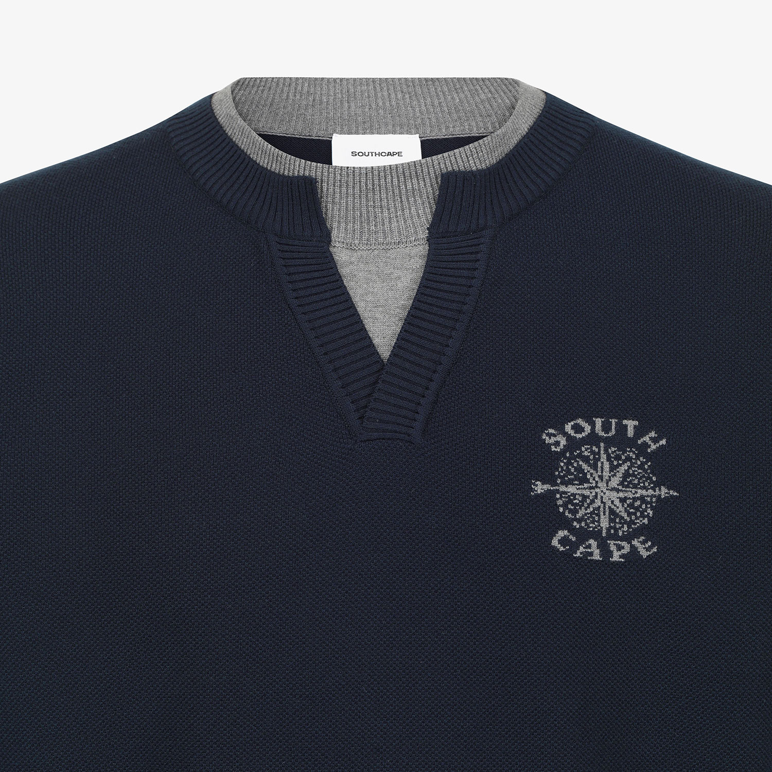 Southcape Men\'s Layered V-Neck Knit_NA