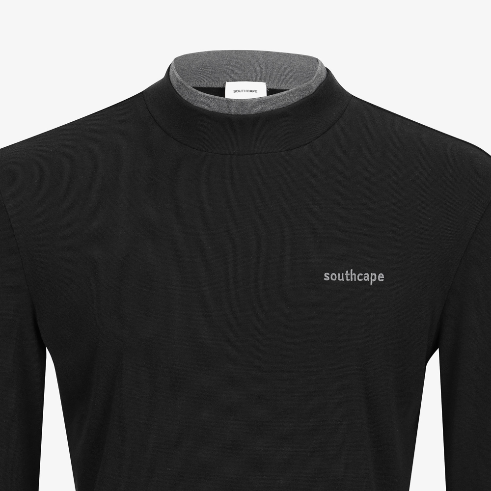 Southcape Men\'s Layered Half-Neck Base Layer_BK