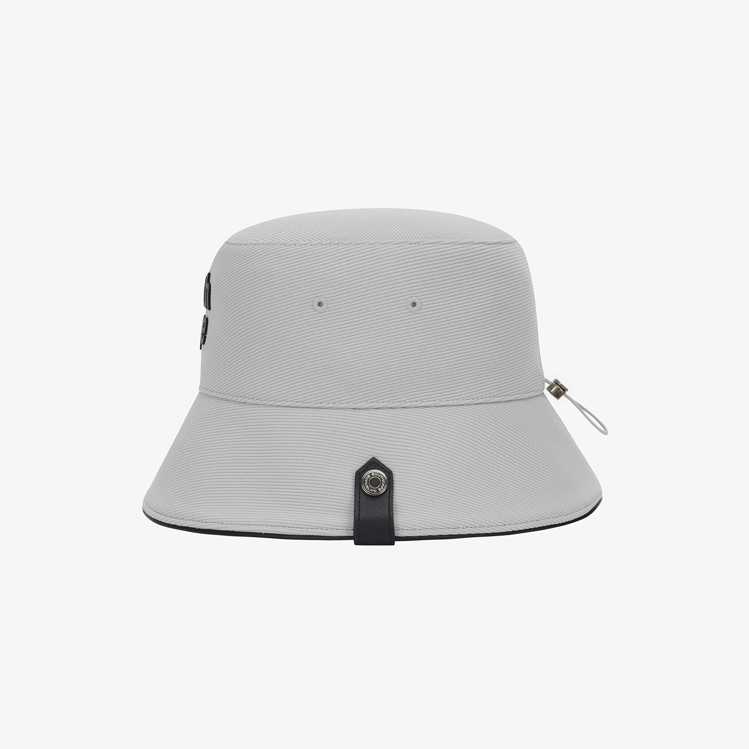 Southcape Men\'s Leather Logo Piping Bucket Hat_LG