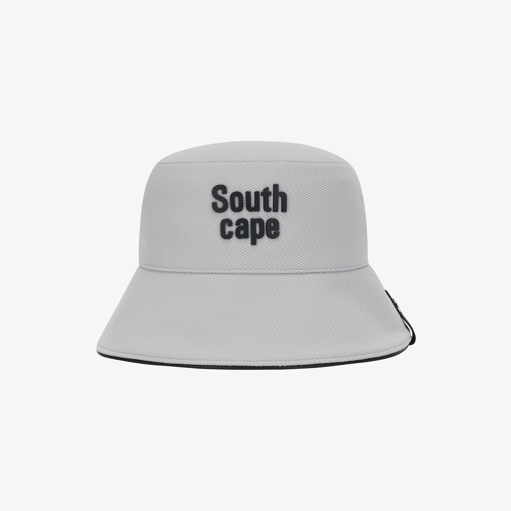 Southcape Men\'s Leather Logo Piping Bucket Hat_LG