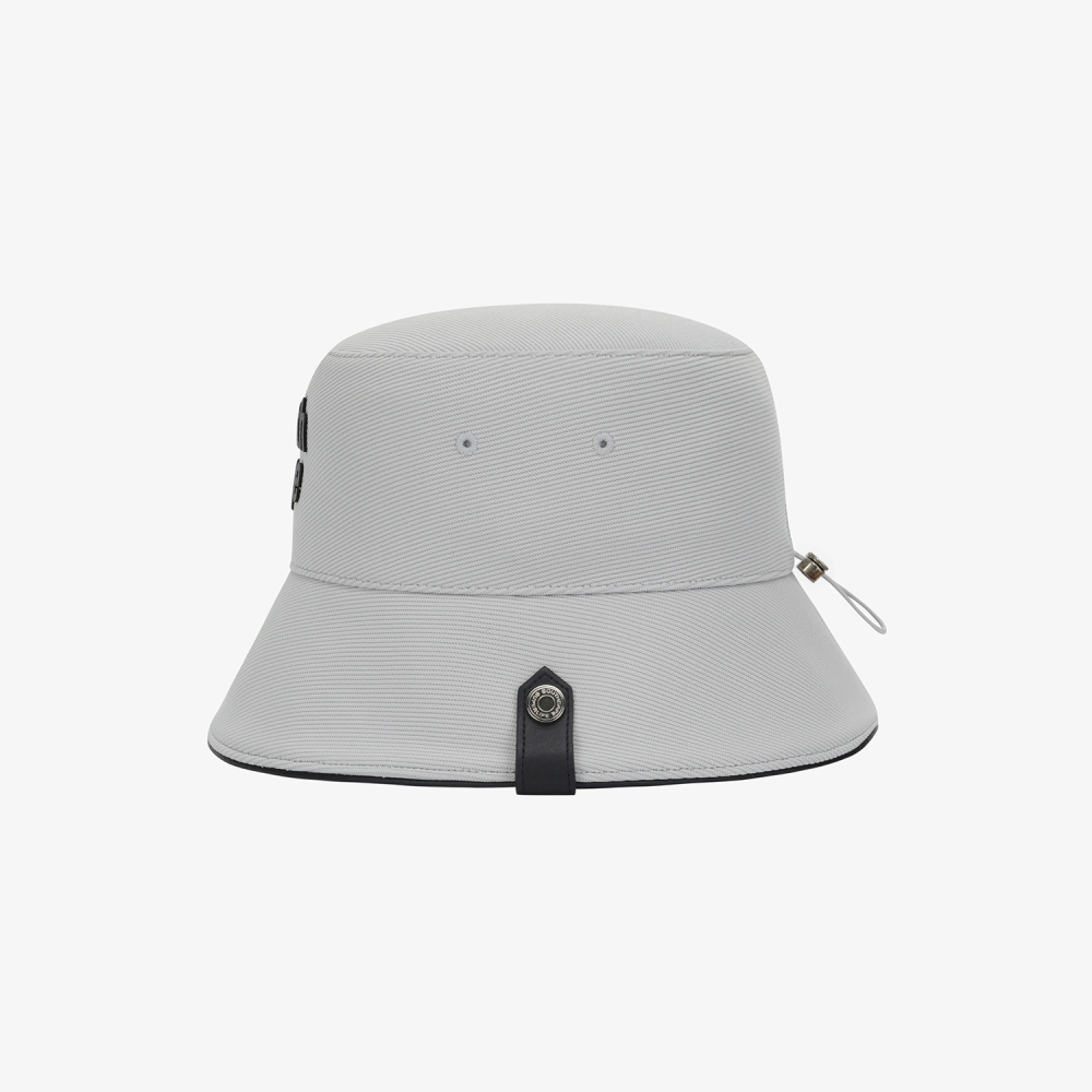 Southcape Men\'s Leather Logo Piping Bucket Hat_LG