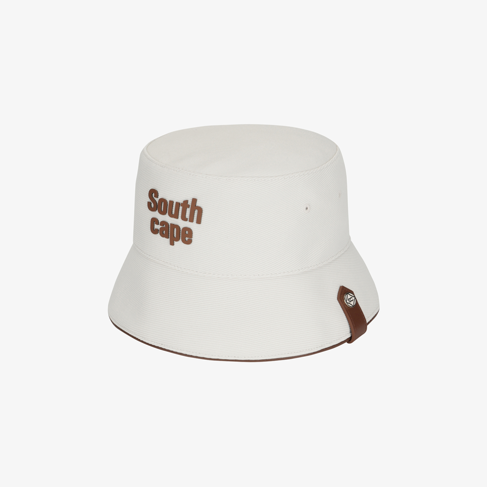 Southcape Women\'s Logo Leather Piping Bucket Hat_IV