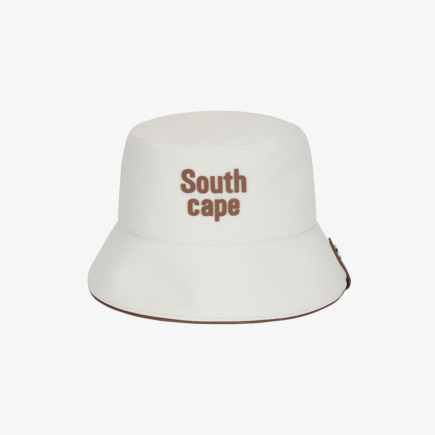 Southcape Women's Logo Leather Piping Bucket Hat_IV