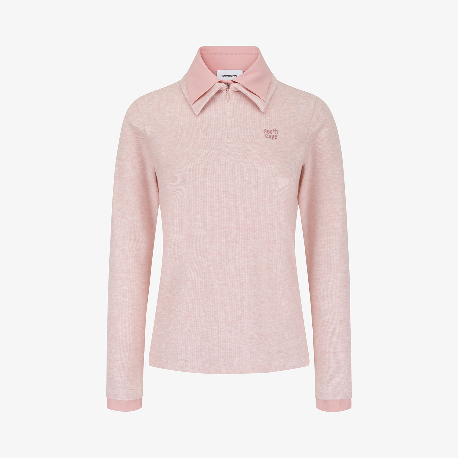 Southcape Women's Double Collar Half-Zip T-Shirt_PK