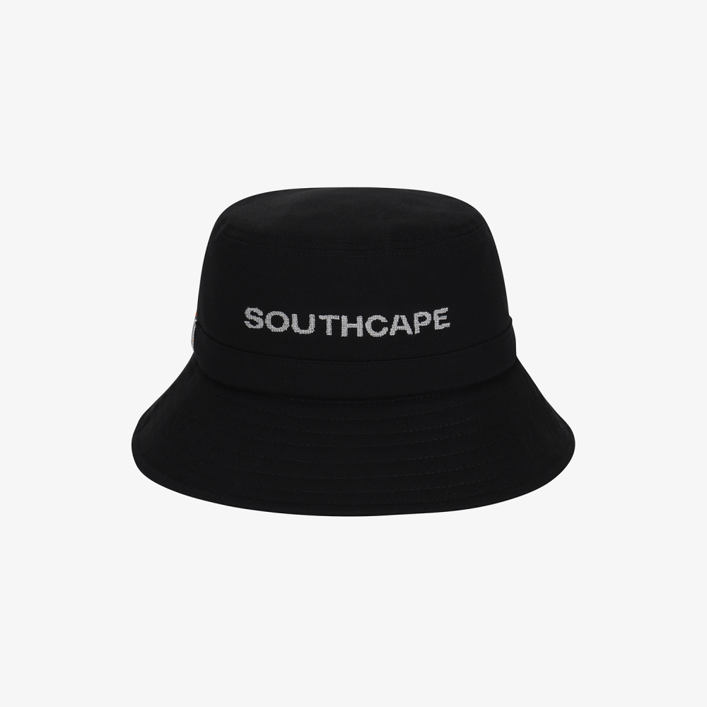 Southcape Men\'s Embroidered Logo String Bucket Hat_BK