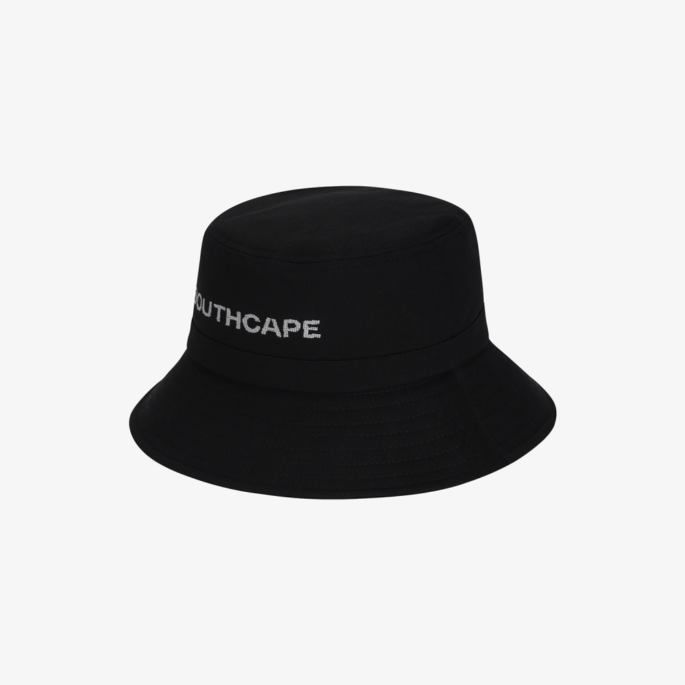 Southcape Men\'s Embroidered Logo String Bucket Hat_BK