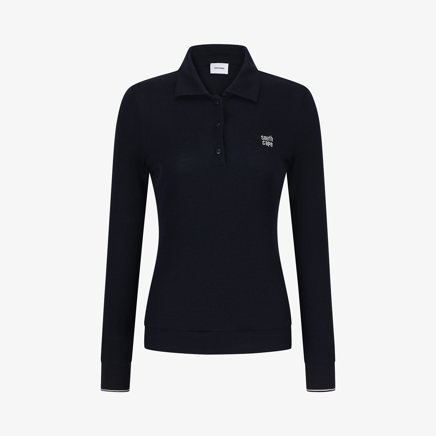 Southcape Women's Classic Ribbed Collar T-Shirt_NA