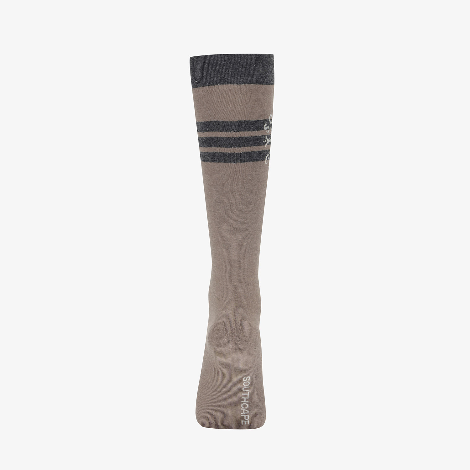 Southcape Women\'s Southcross Unbalanced Stripe Knee Socks_GY