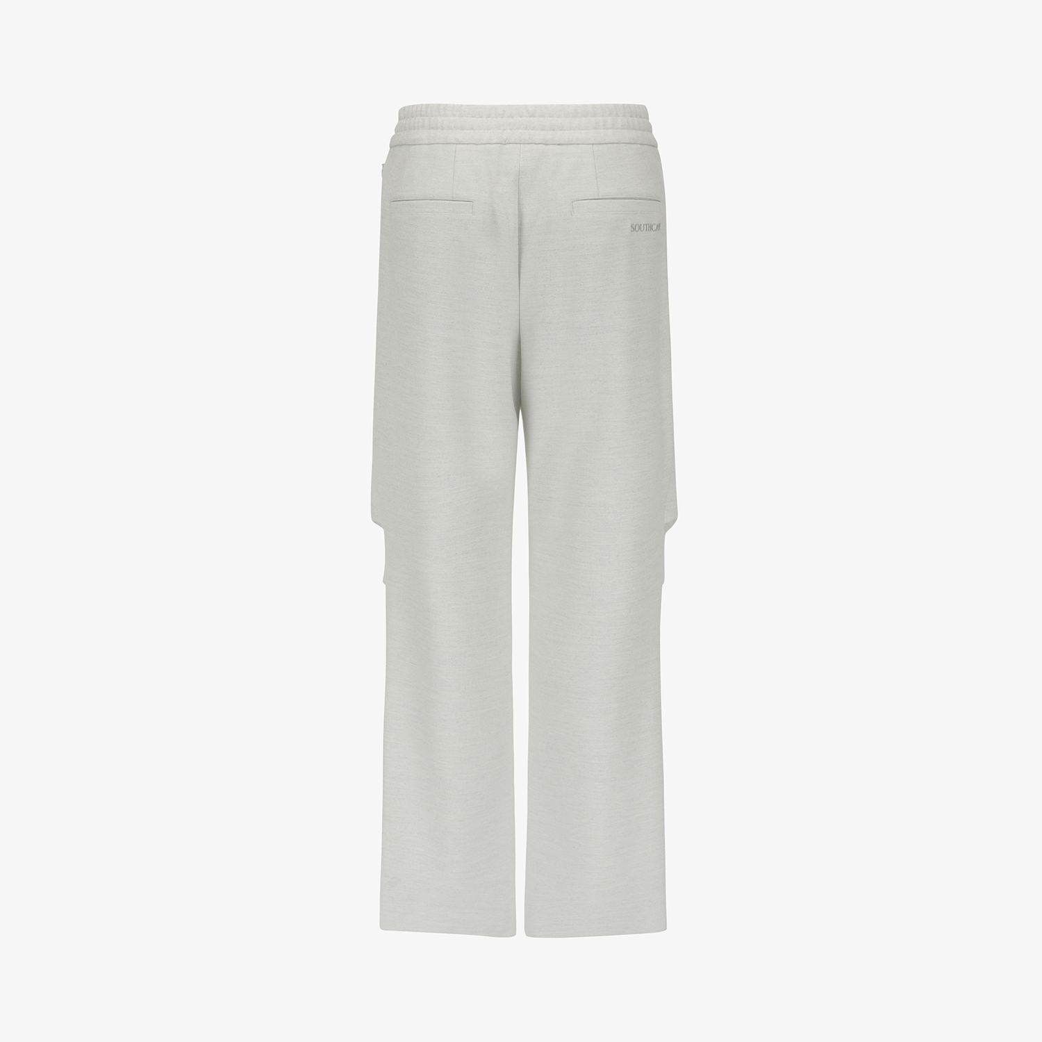 Southcape Men\'s Melange Loose Fit Banding Pants_LG