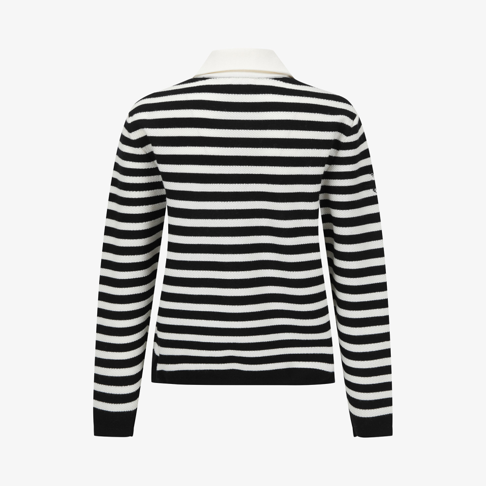 Southcape Women\'s Stripe Half Zip-Up Knit_IV