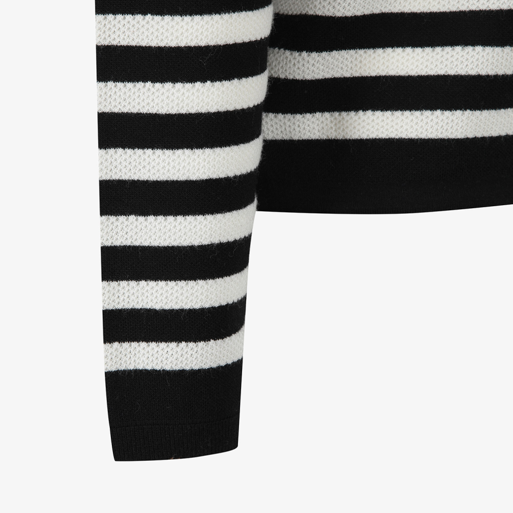 Southcape Women\'s Stripe Half Zip-Up Knit_IV