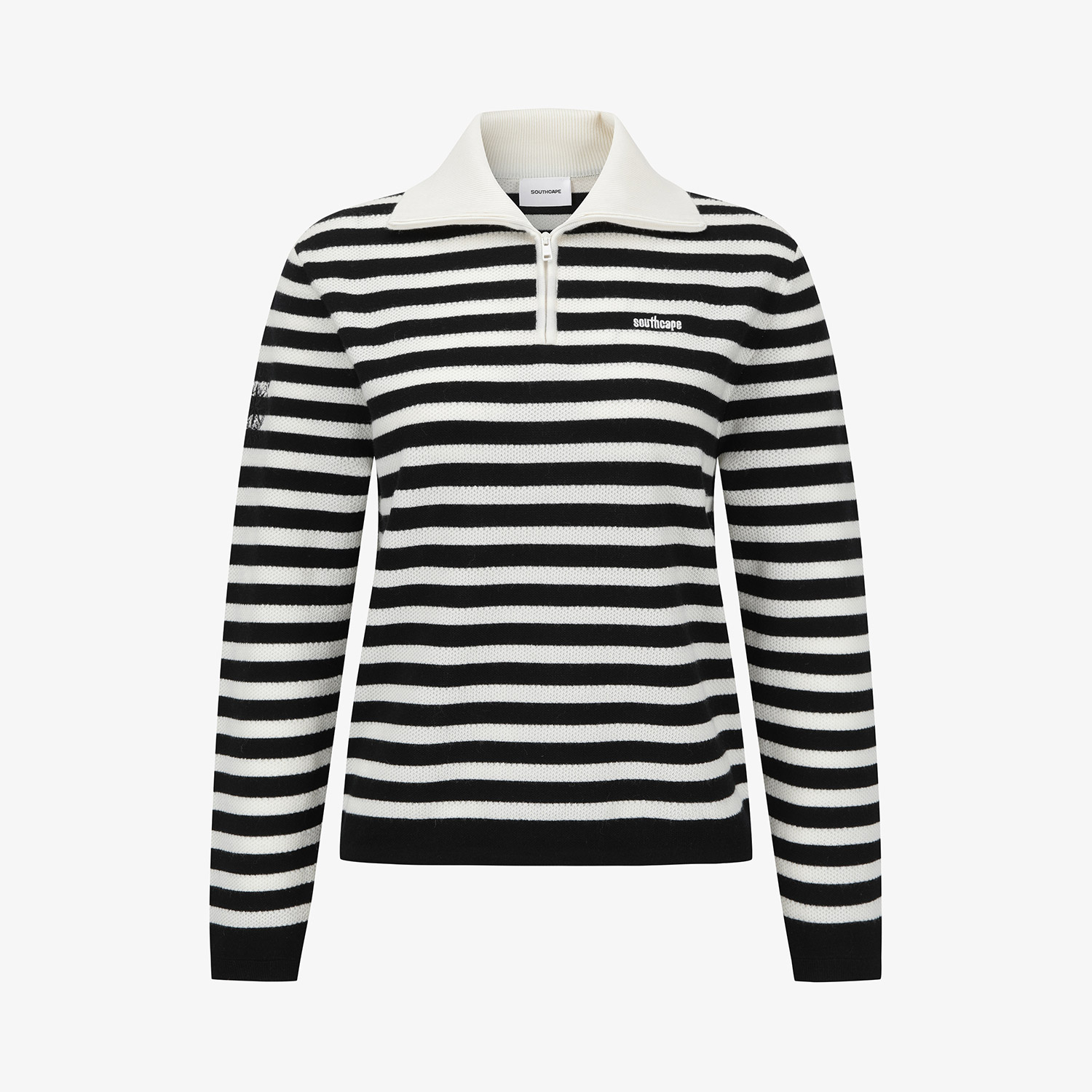 Southcape Women's Stripe Half Zip-Up Knit_IV