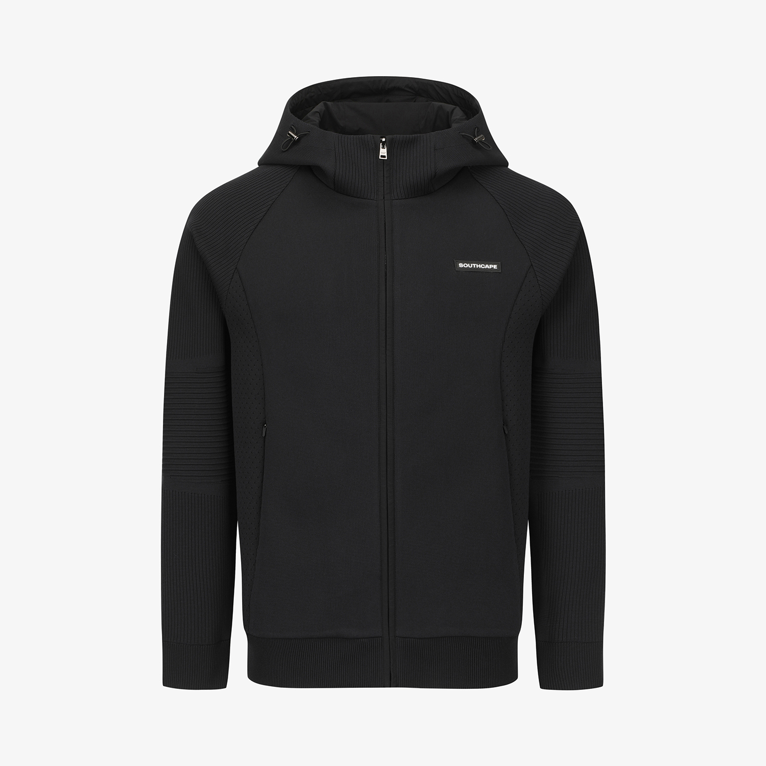 Southcape Men\'s Active Knit Hood Zip-Up_BK