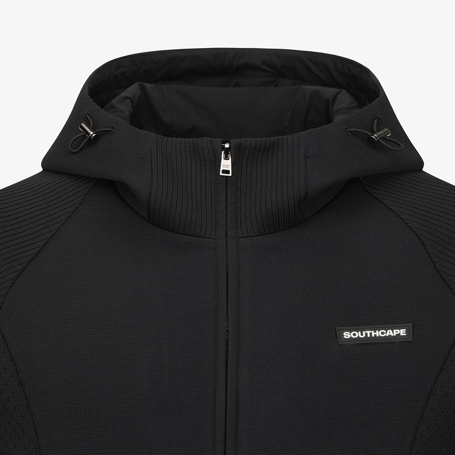 Southcape Men\'s Active Knit Hood Zip-Up_BK