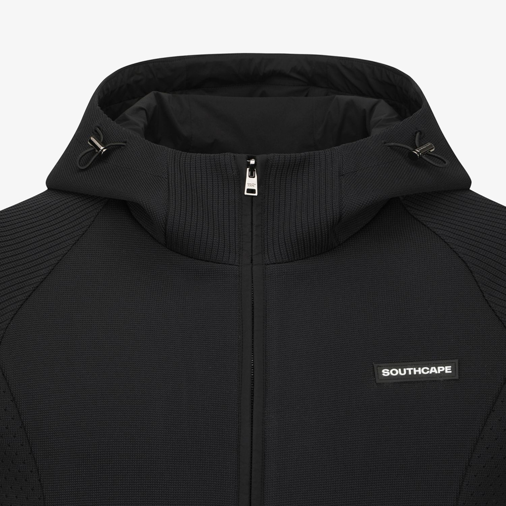 Southcape Men\'s Active Knit Hood Zip-Up_BK