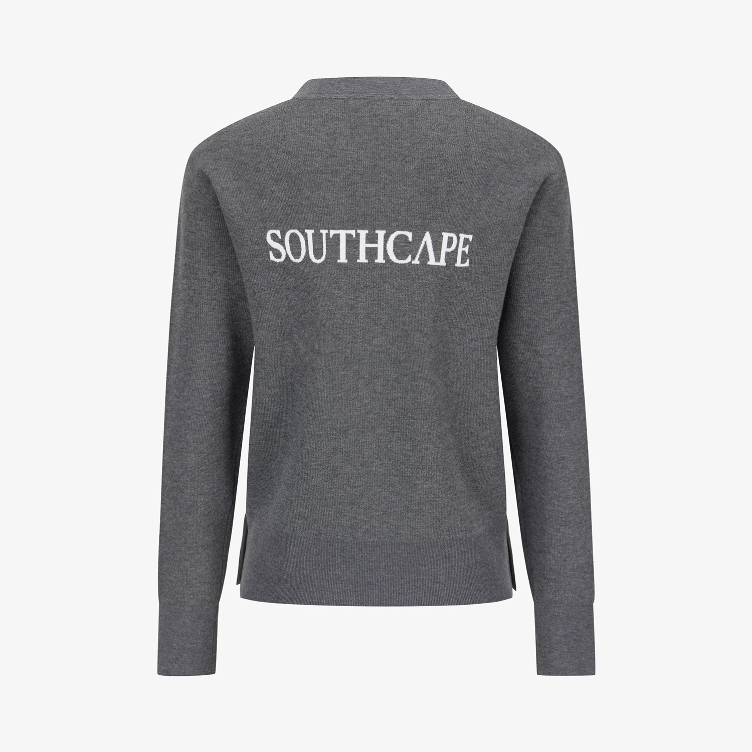 Southcape Women\'s Side Snap Round Neck Knit_GY